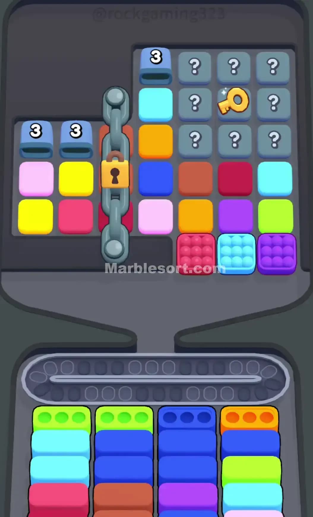 Marble Sort Level 87 Screenshot