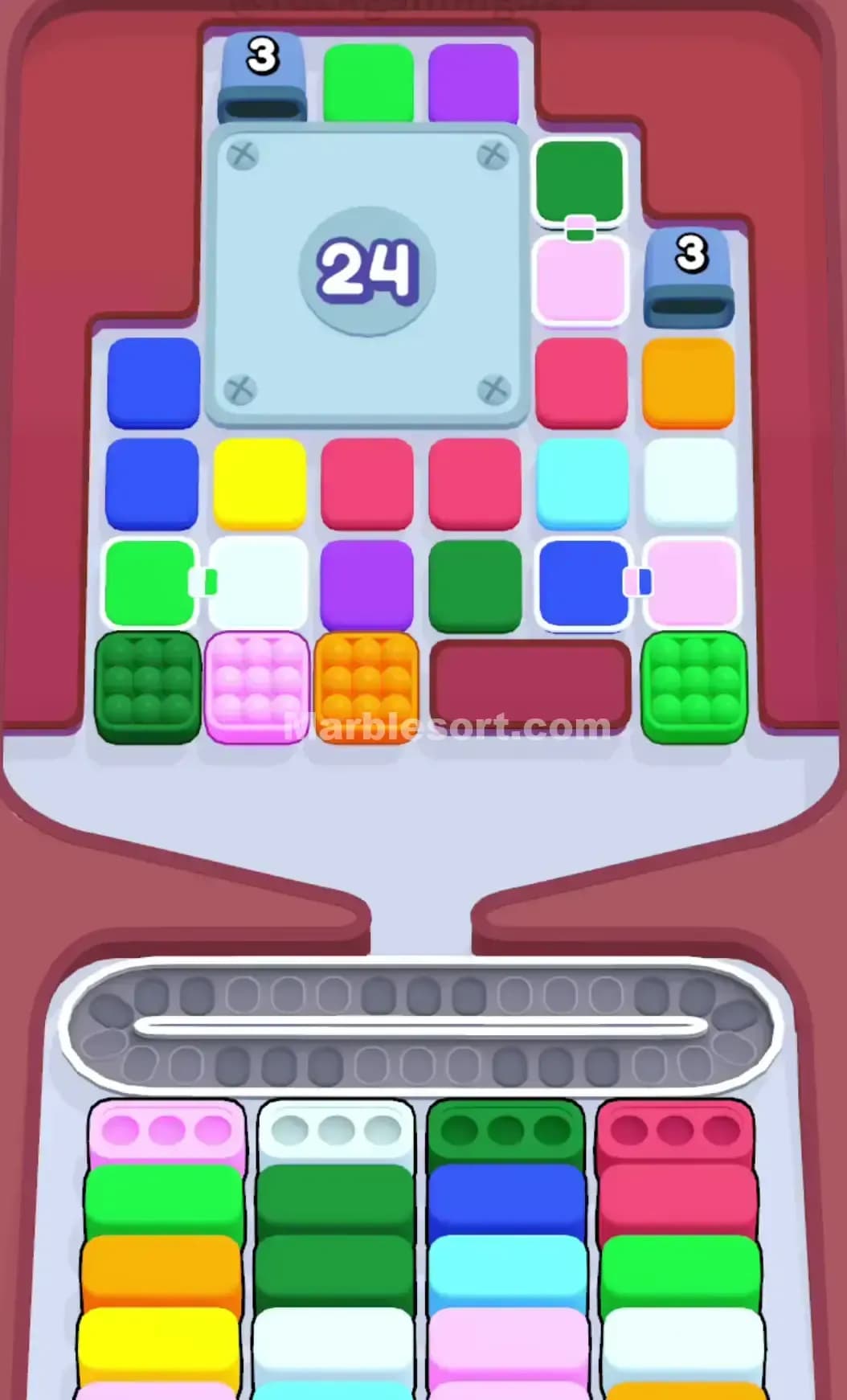 Marble Sort Level 75 Screenshot